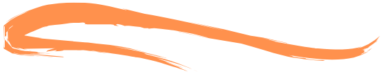 Orange swoosh divider